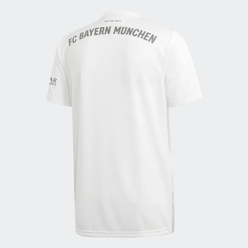 adidas 2019-20 FC Bayern Away Jersey - White-Grey