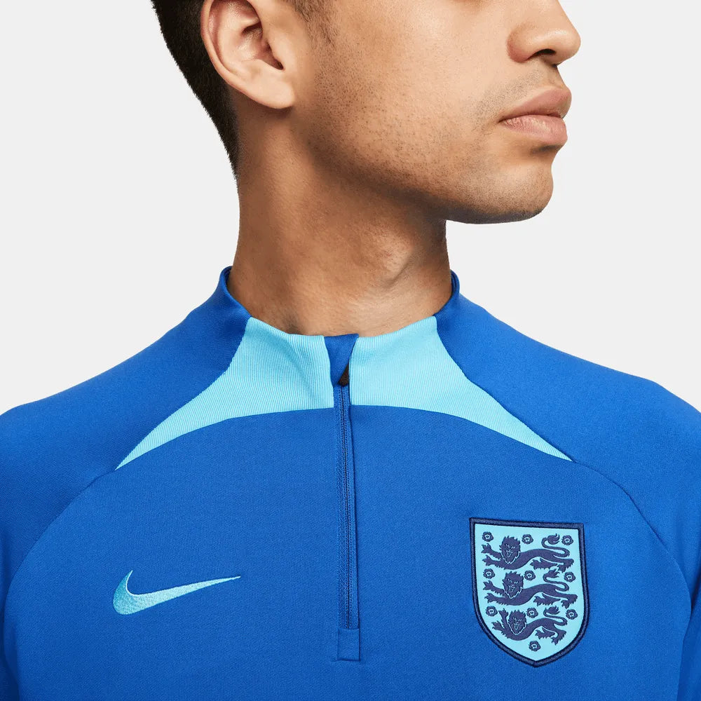 Nike 2022-23 England Strike Drill Top - Game Royal-Blue Fury (Detail 1)