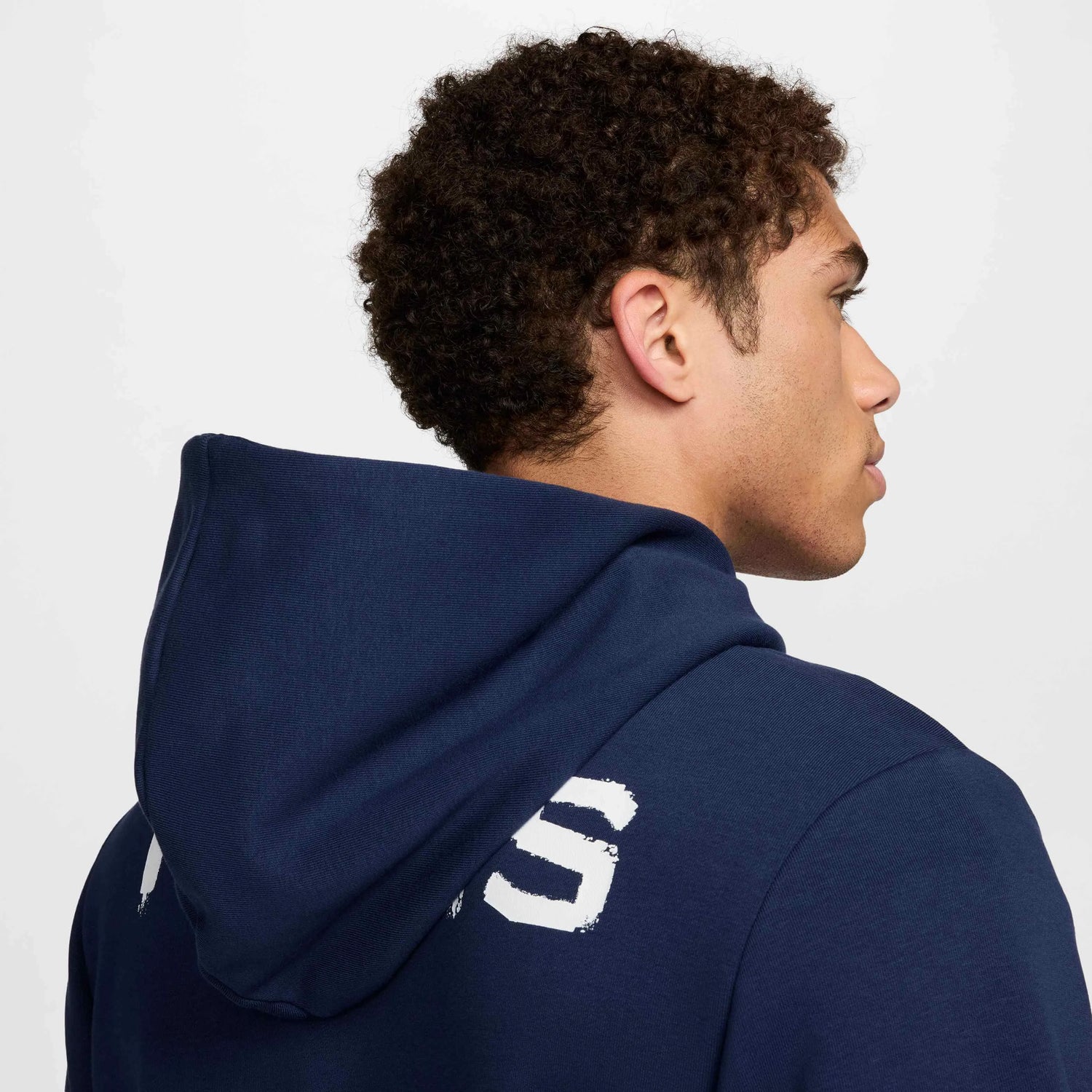 Nike 2024-25 PSG Men's Dri-Fit Pullover Hoodie (Detail 2)