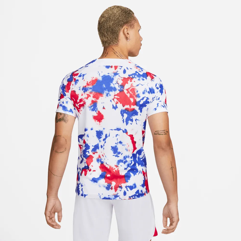 Nike 2022-23 USA DF Top White-Loyal Blue (Model - Back)