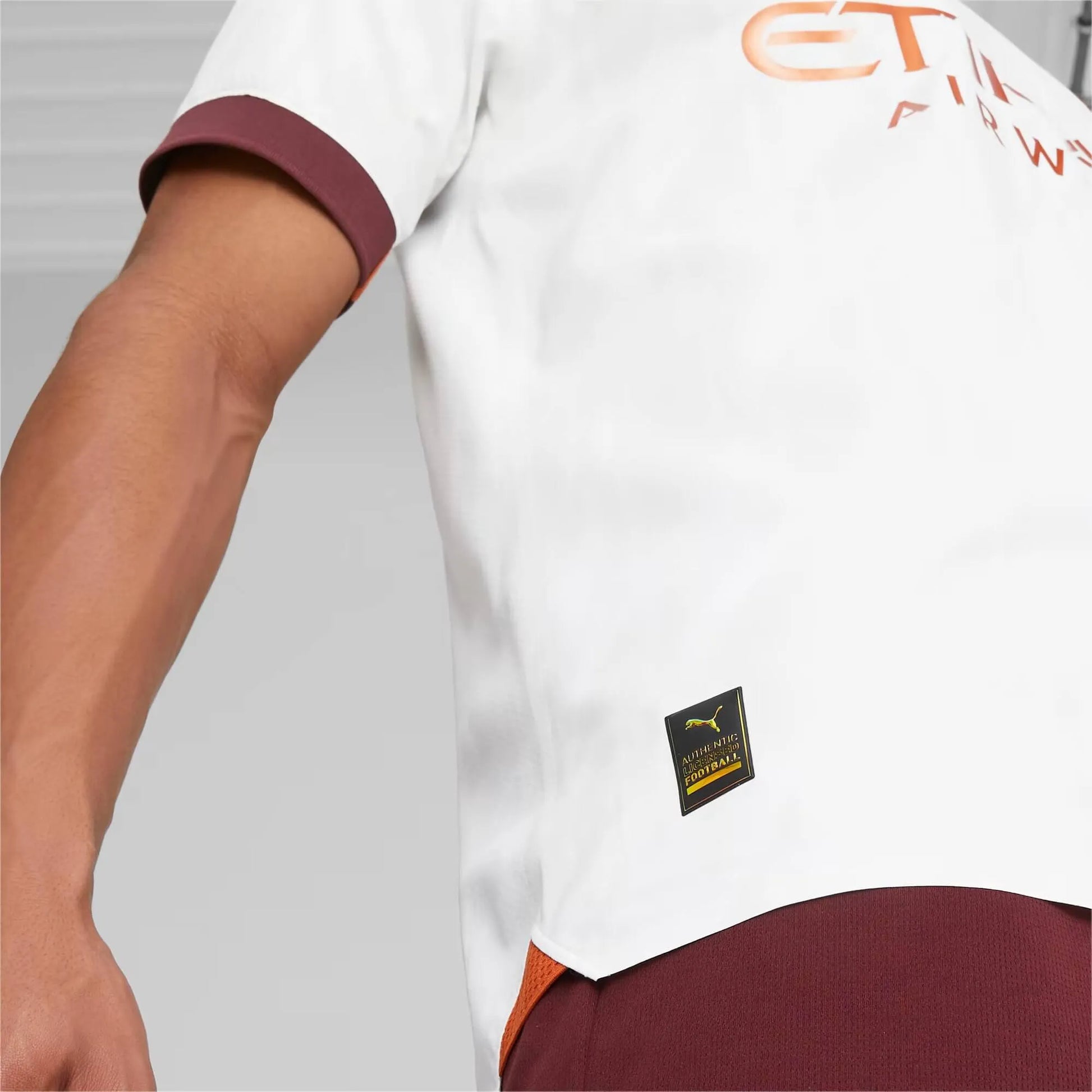 Puma 2023-24 Manchester City Men's Authentic Away Jersey (Detail 2)