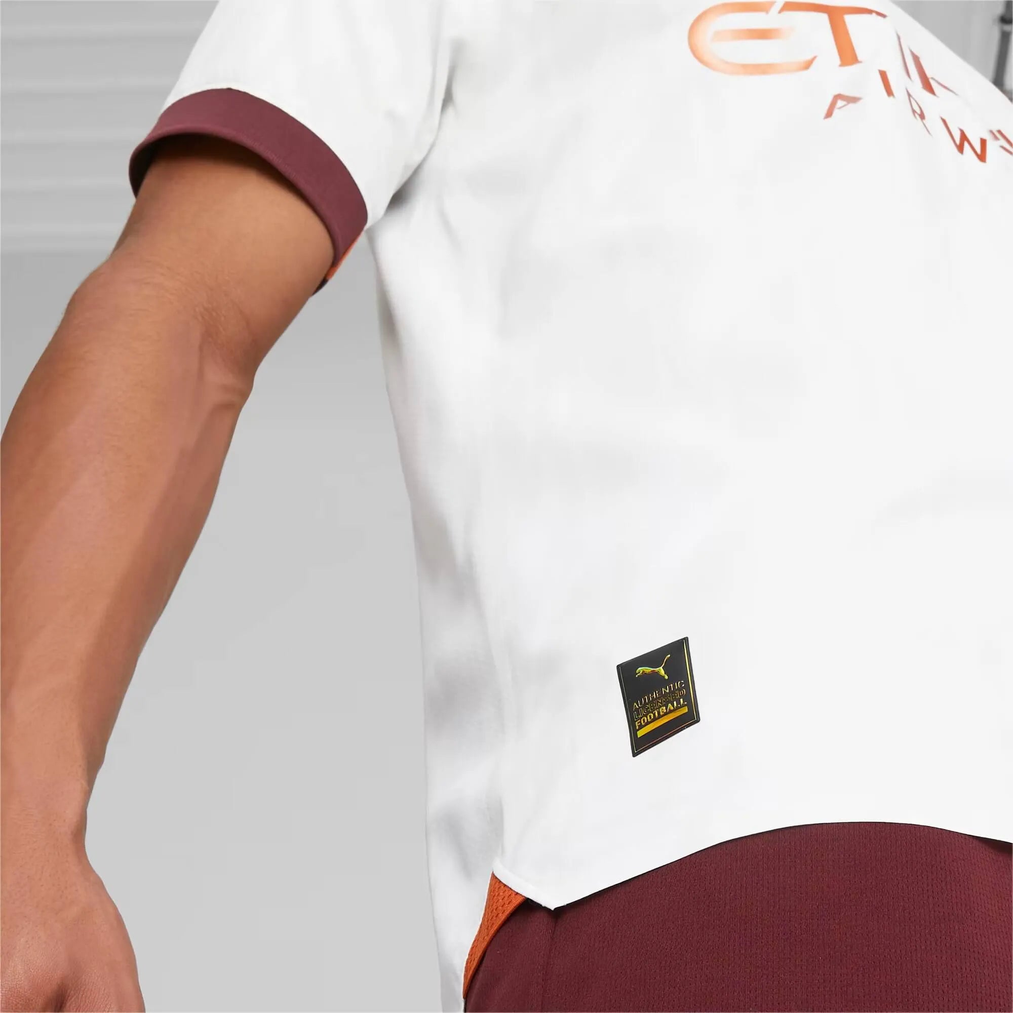Puma 2023-24 Manchester City Men's Authentic Away Jersey (Detail 2)