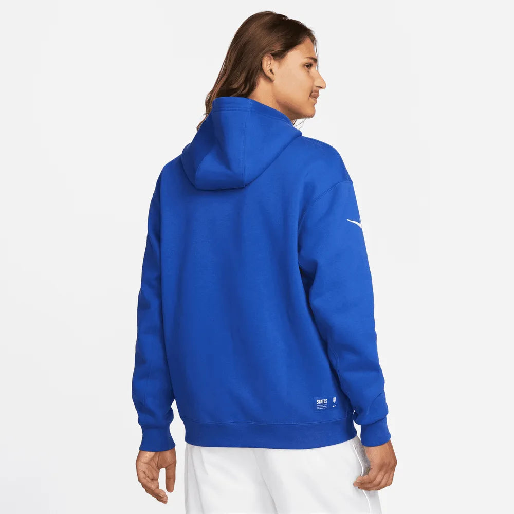 Nike 2022-23 USA Fleece Pullover Hoodie (Model - Back)