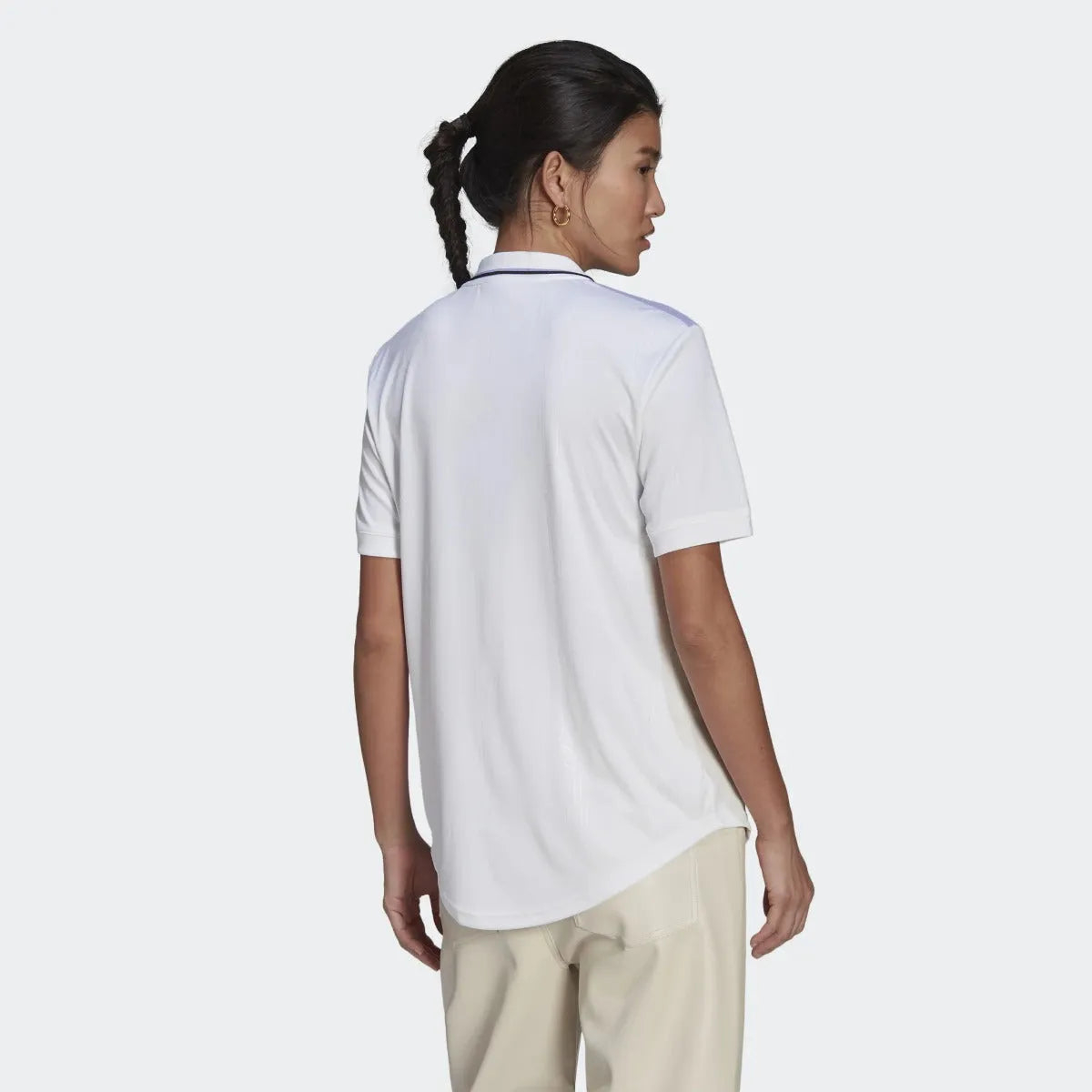 adidas 2022-23 Real Madrid Women's Home Jersey - White (Model - Back)