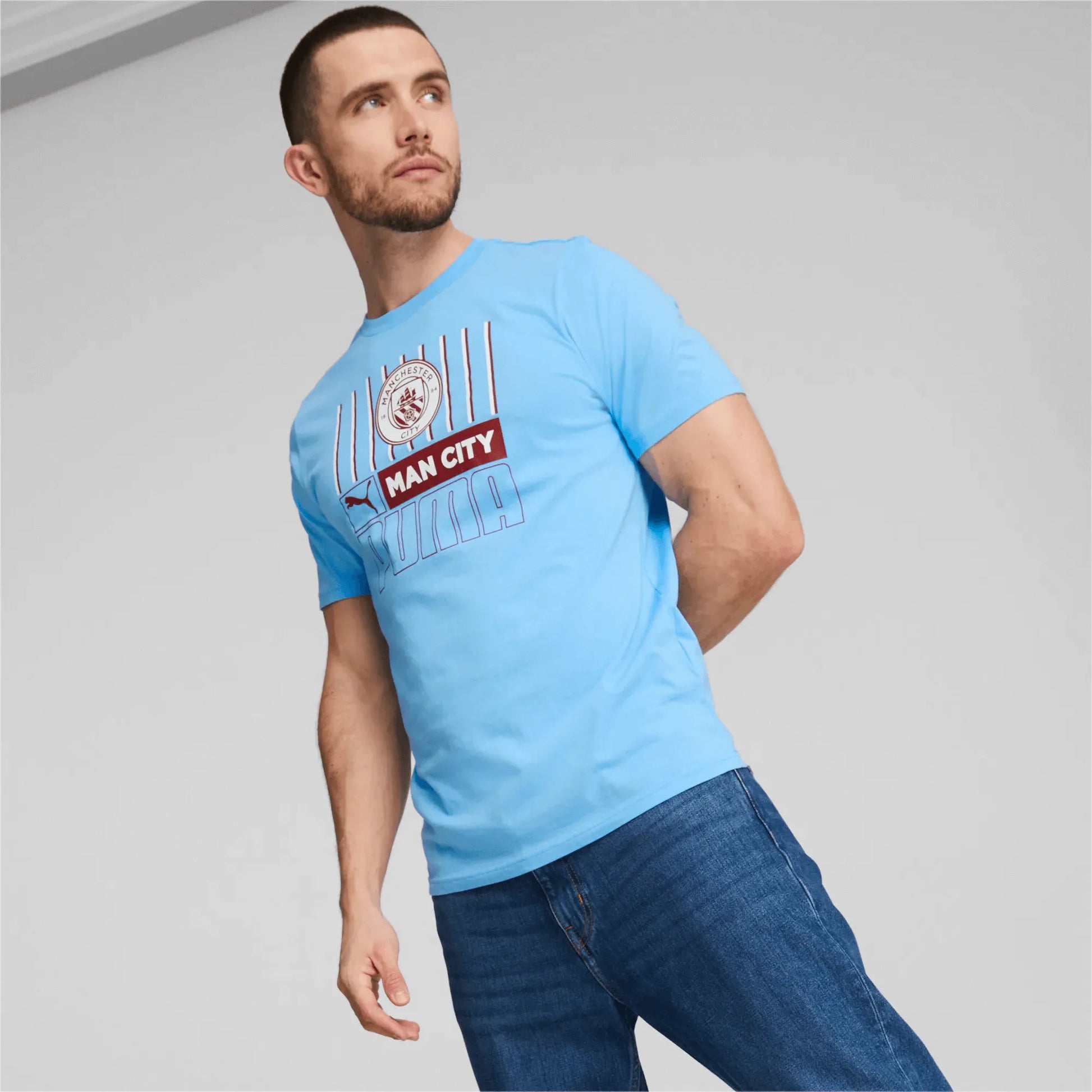 Puma 2022-23 Manchester City Men's FTBL Core Tee (Model 1)