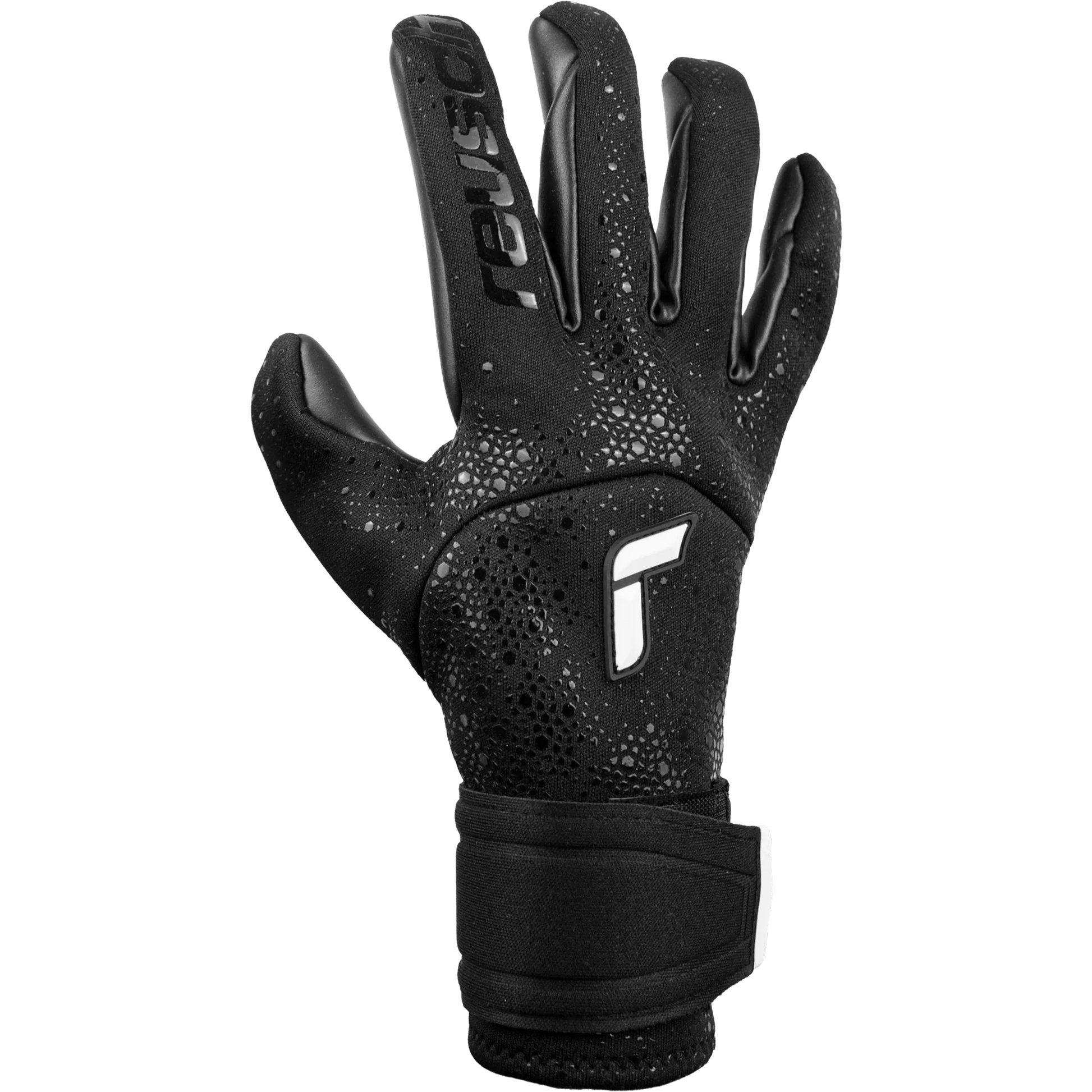 Reusch Pure Contact Infinity Goalkeeper Gloves - Black-White (Single - Outer)