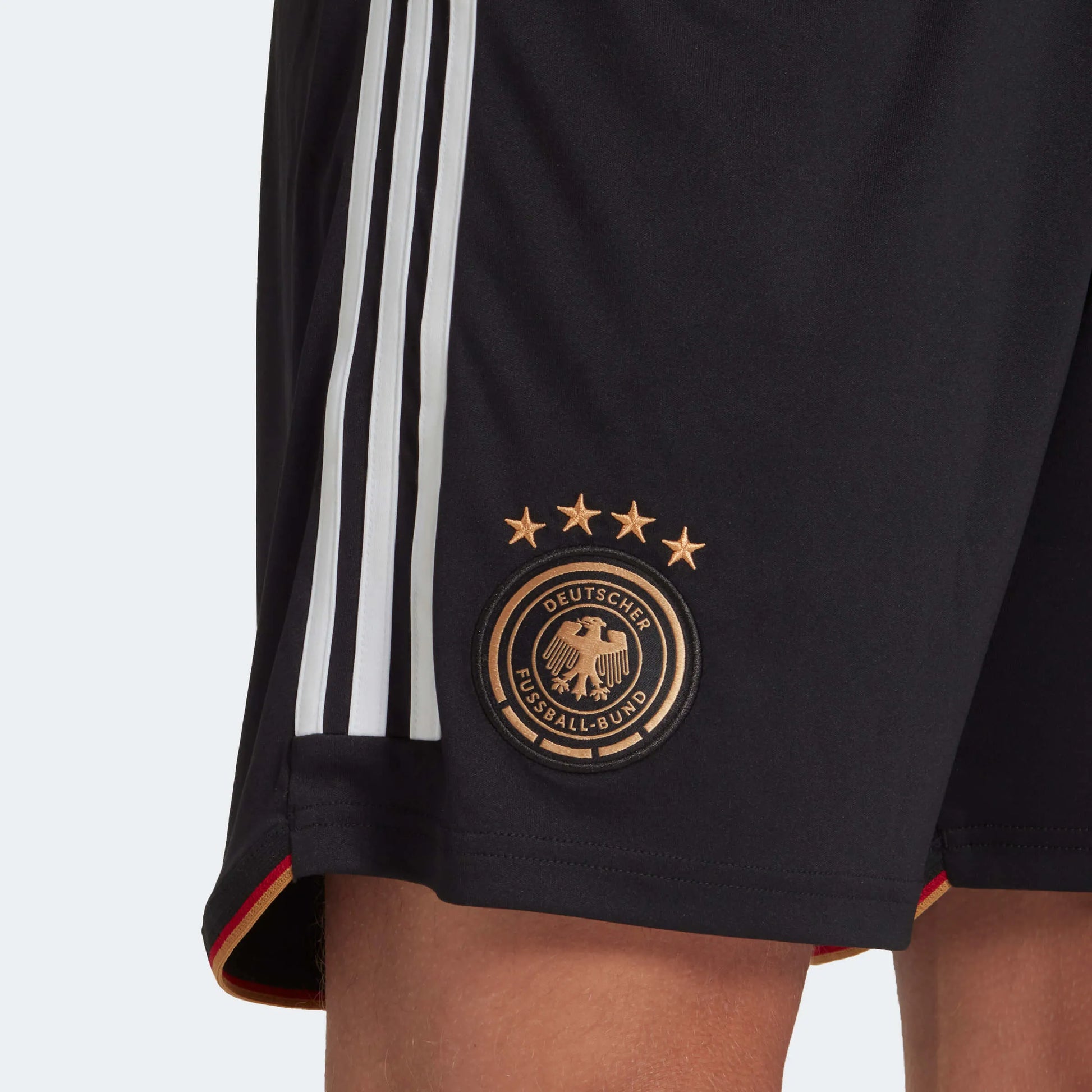 adidas 2022-23 Germany Home Shorts - Black (Detail 1)
