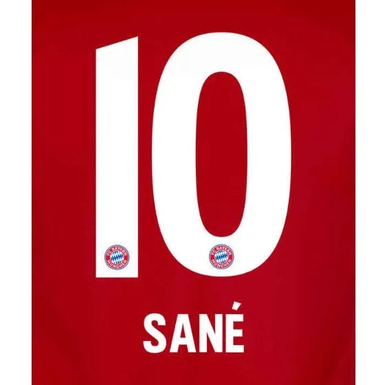 Bayern Munich 2019/21 Home Sane #10 Jersey Name Set