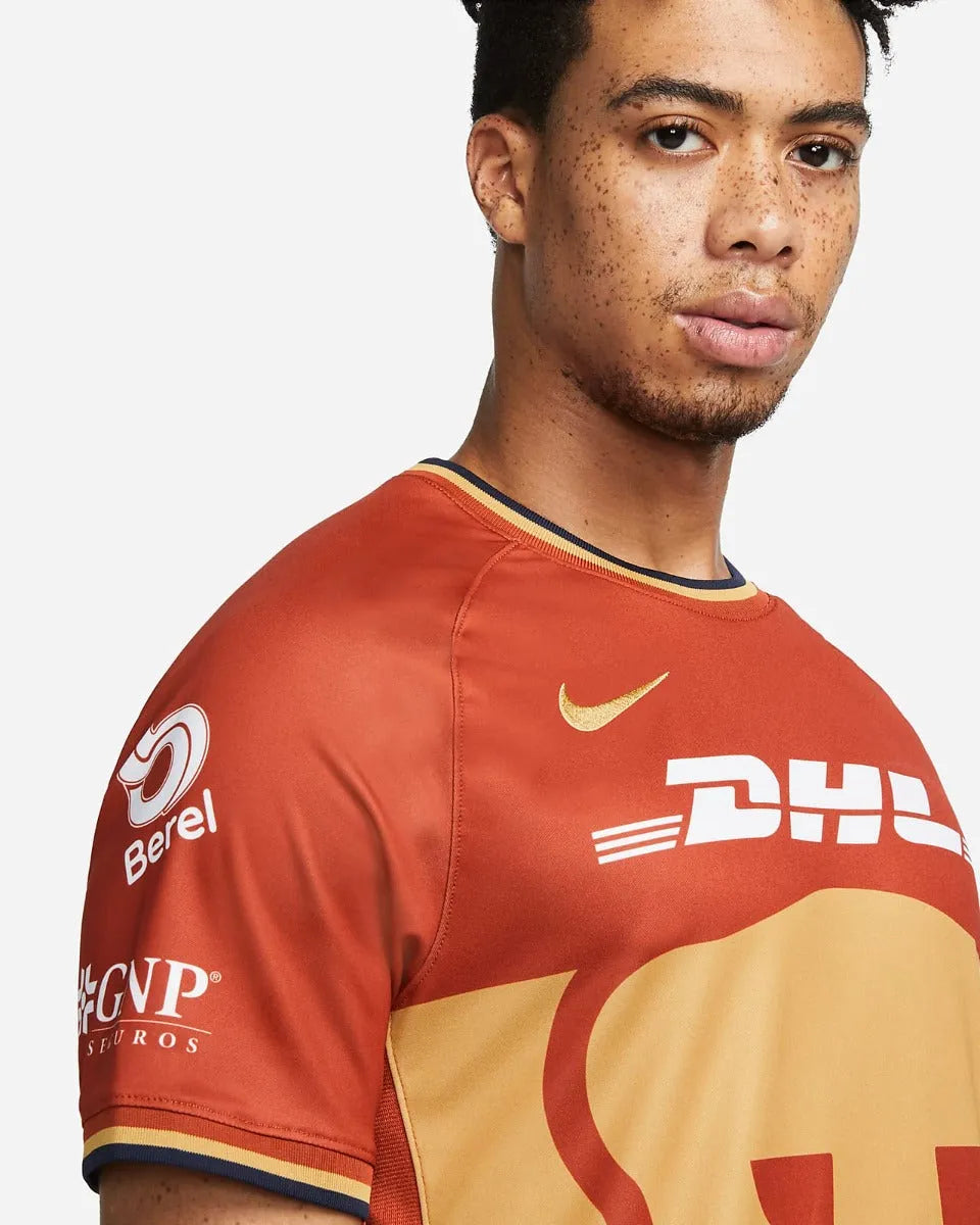 Nike 2022 Pumas Third Jersey - Firewood Orange (Detail 1)