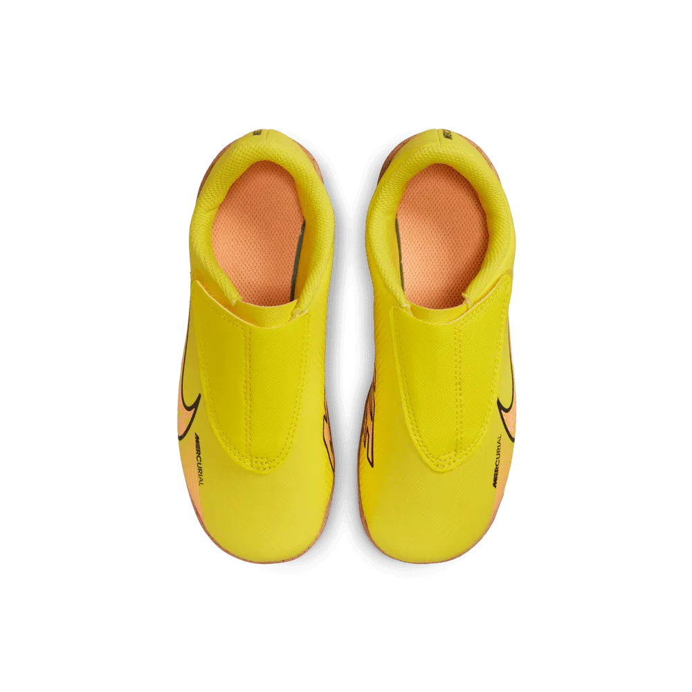Nike Kids Vapor 15 Club MG PS (V) - Yellow Strike-Sunset Glow (Pair - Top)