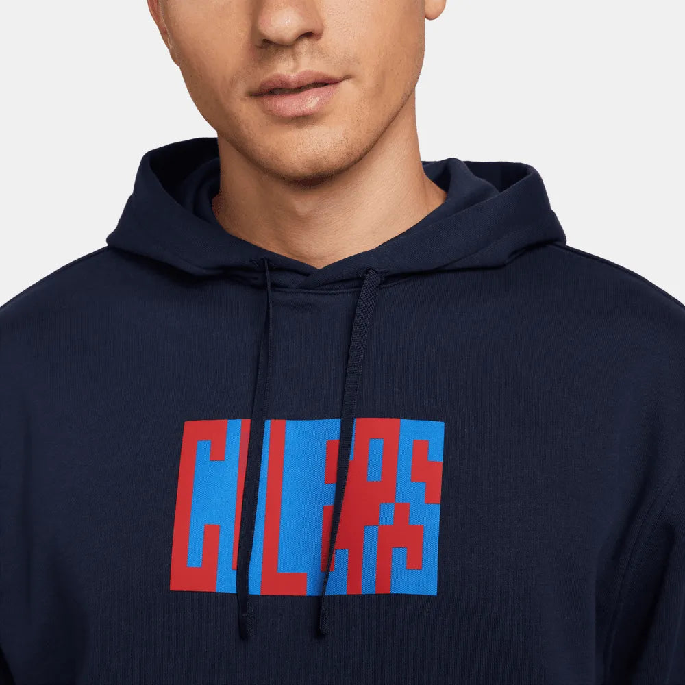 Nike 2022-23 Barcelona French Terry Hoodie (Detail 2)