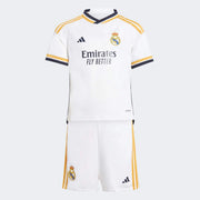adidas 2023-24 Real Madrid Toddlers' Home Mini Kit (Front)