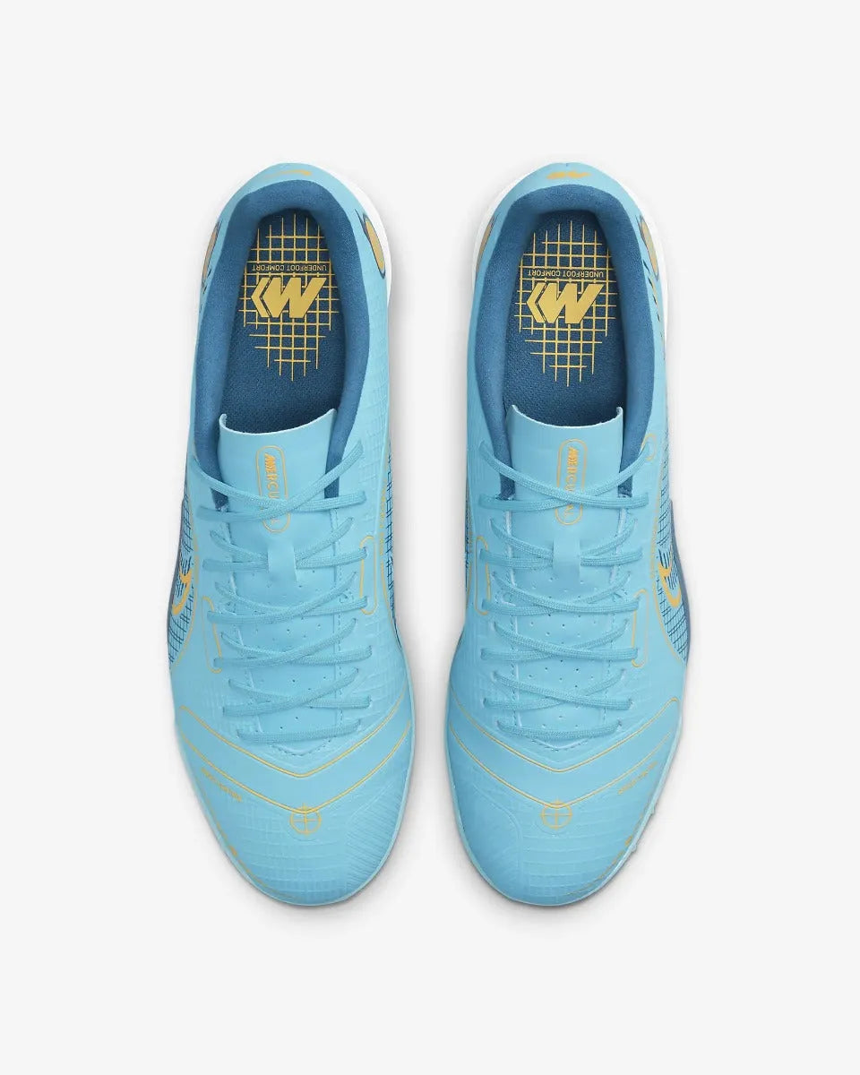 Nike Mercurial Vapor 14 Academy Turf - Chlorine Blue-Laser Orange (Pair - Top)