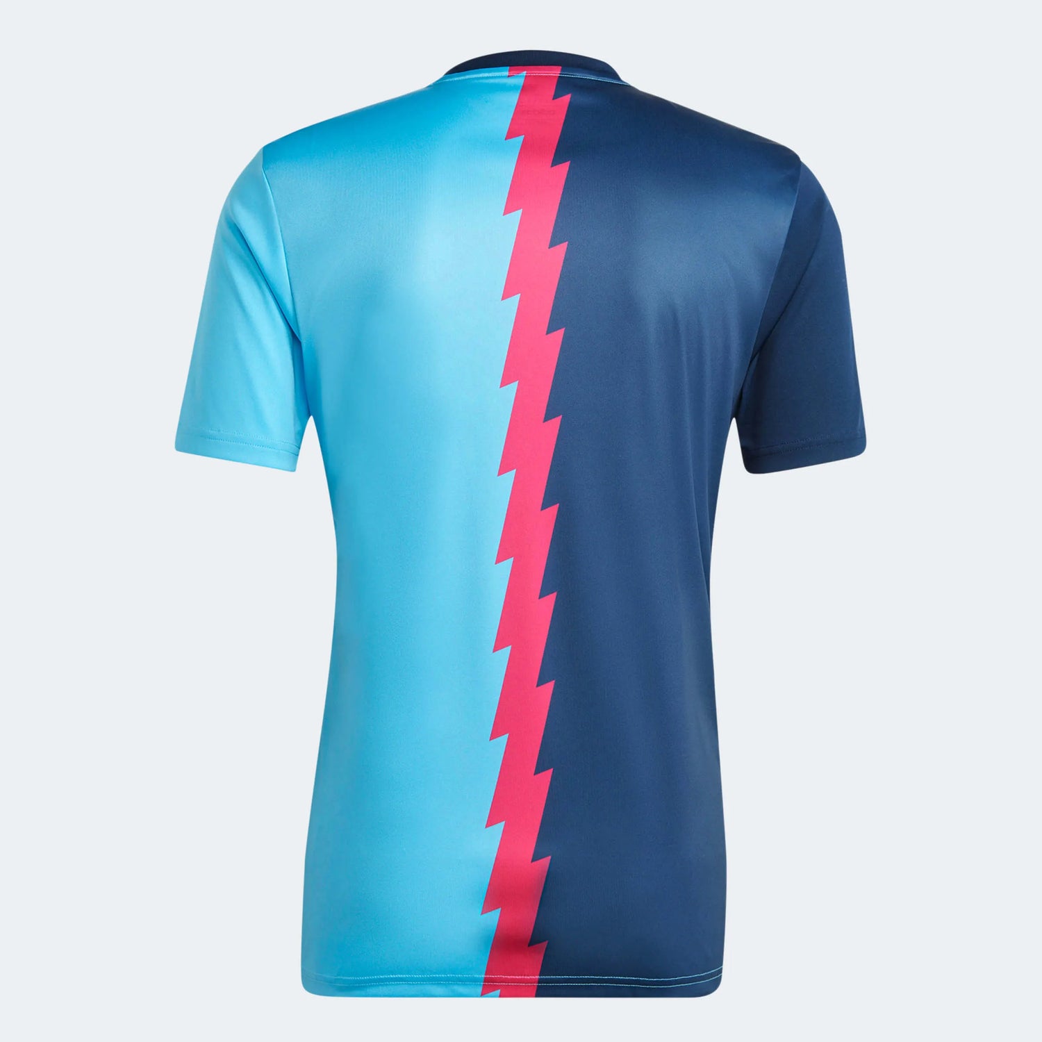 adidas 2023 Arsenal Pre-Match Jersey - Navy-Magenta-Sky Rush (Back)