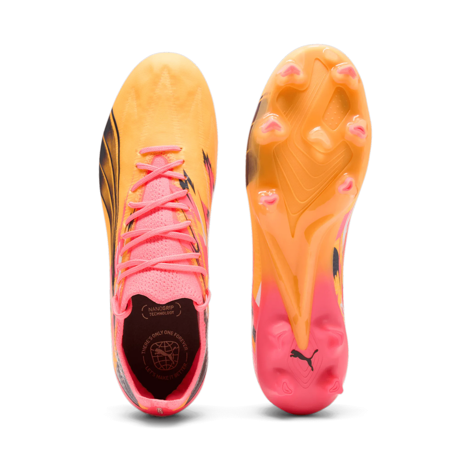 Puma Ultra Ultimate CP FG AG Football Cleats Orange 8.5