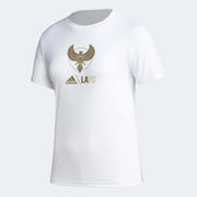 adidas 2023 LAFC Women's Pre-Game Tee - White (Front)