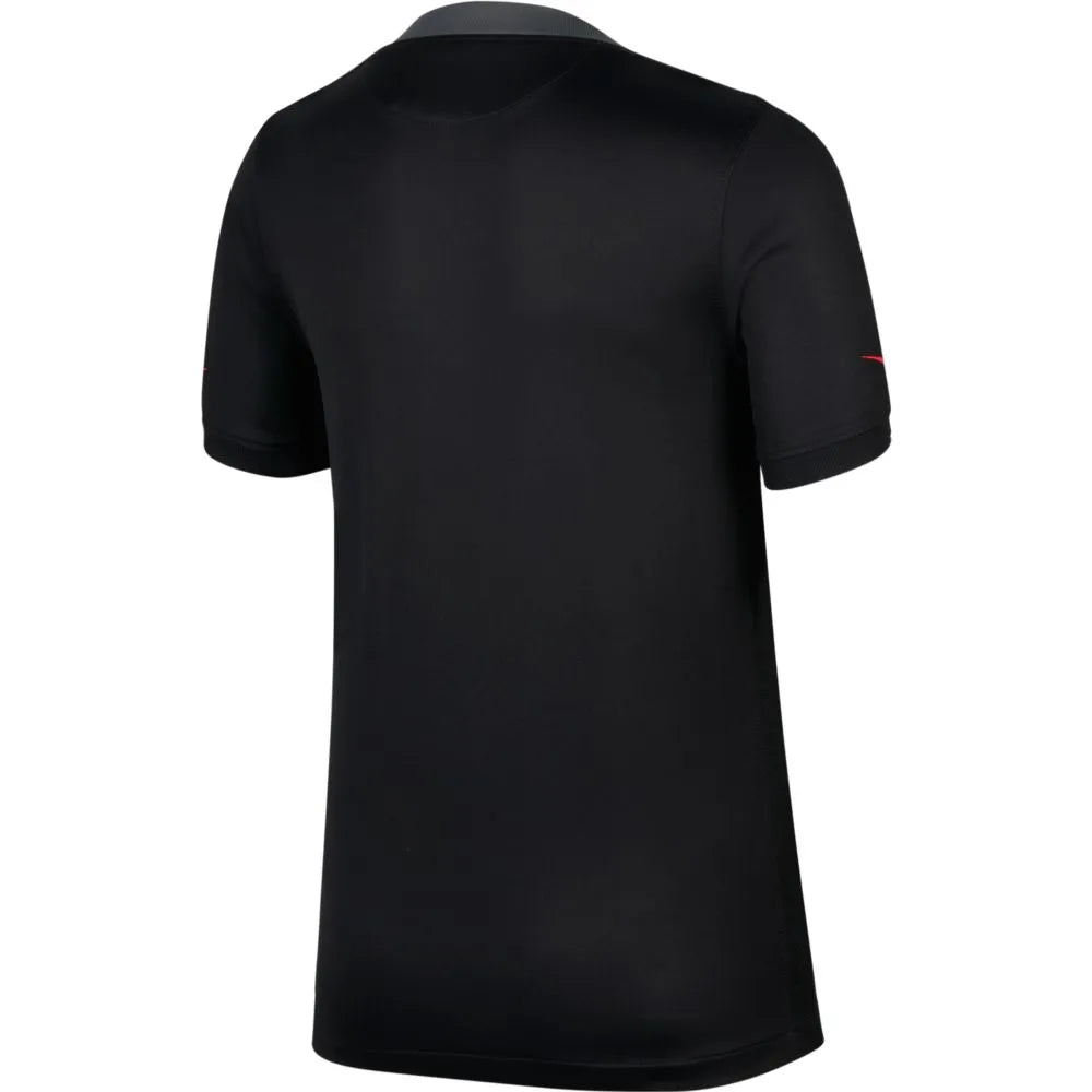 Nike 2021-22 PSG Youth Third jersey - Black-Grey (Back)