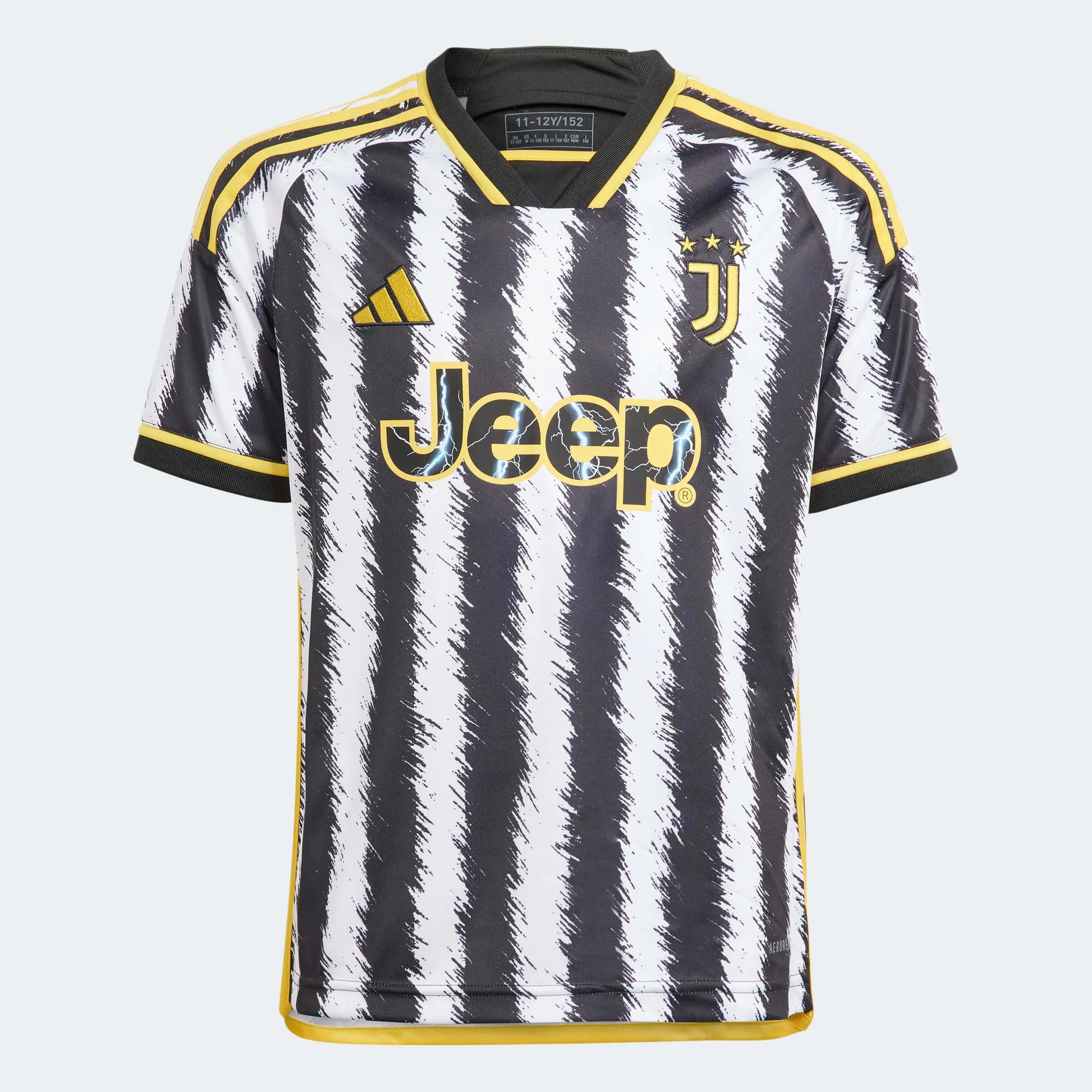 adidas 2023-24 Juventus Youth Home Jersey (Front)