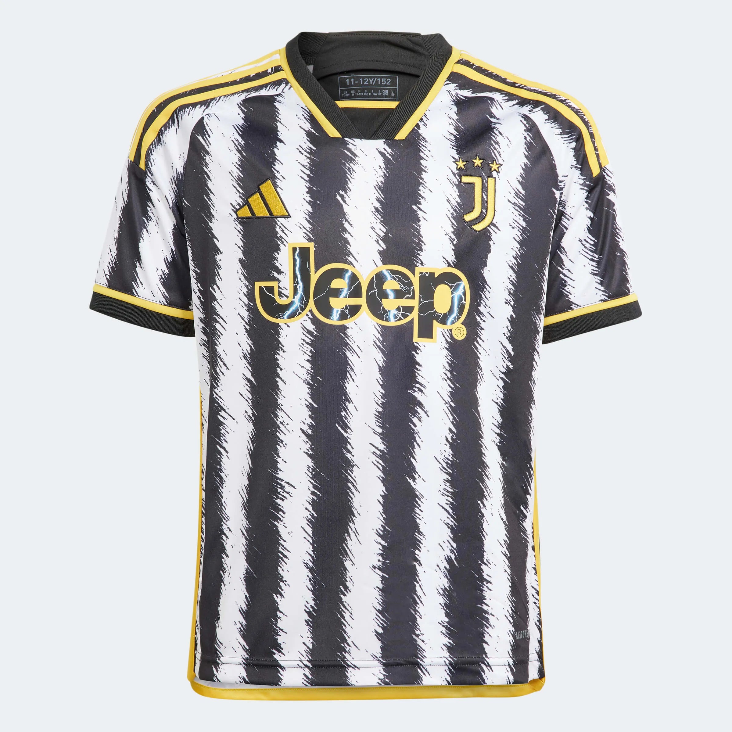adidas 2023-24 Juventus Youth Home Jersey (Front)