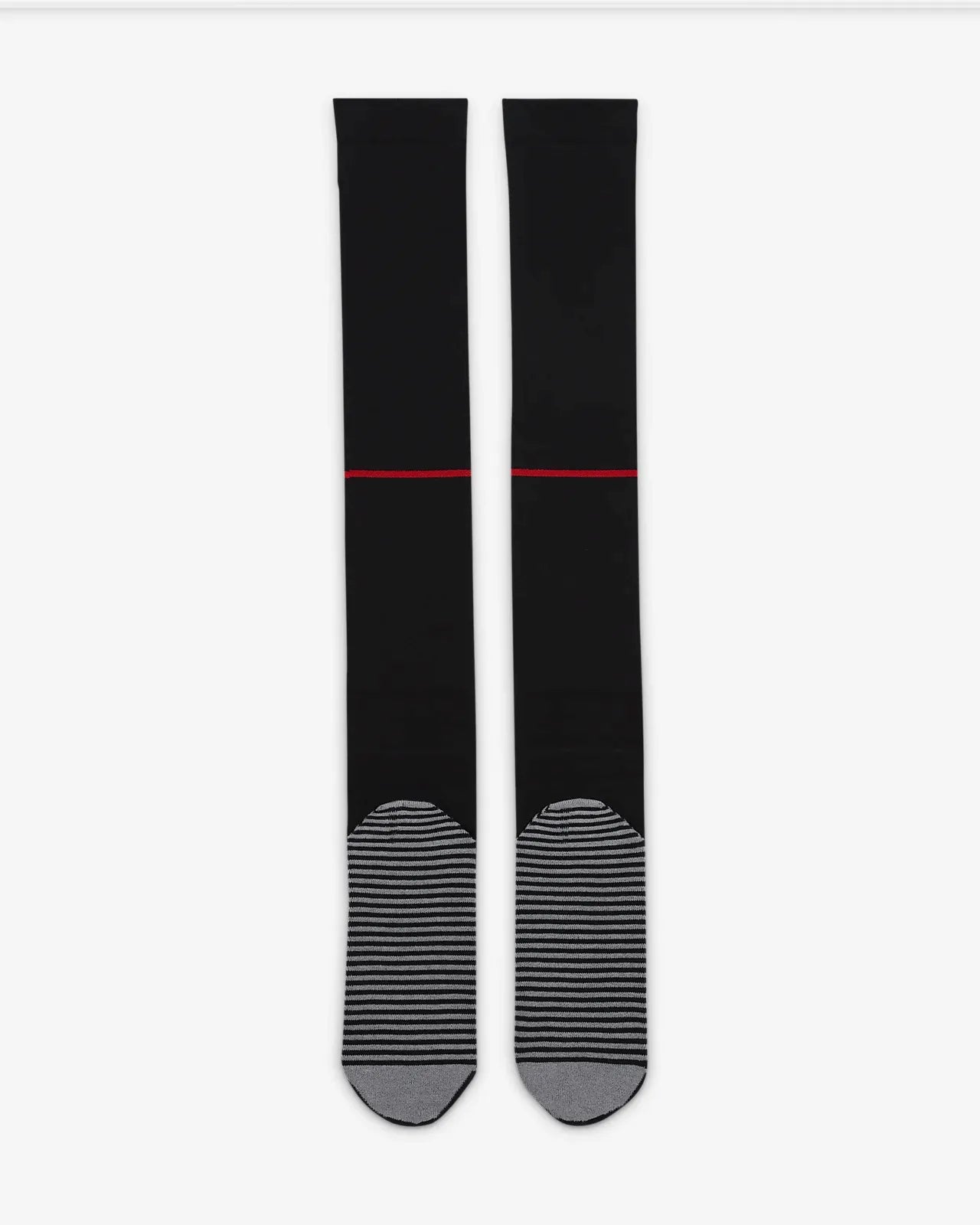 Nike 2022-23 Netherlands Strike Away Knee-High Socks - Black-Habanero Red (Pair - Back)