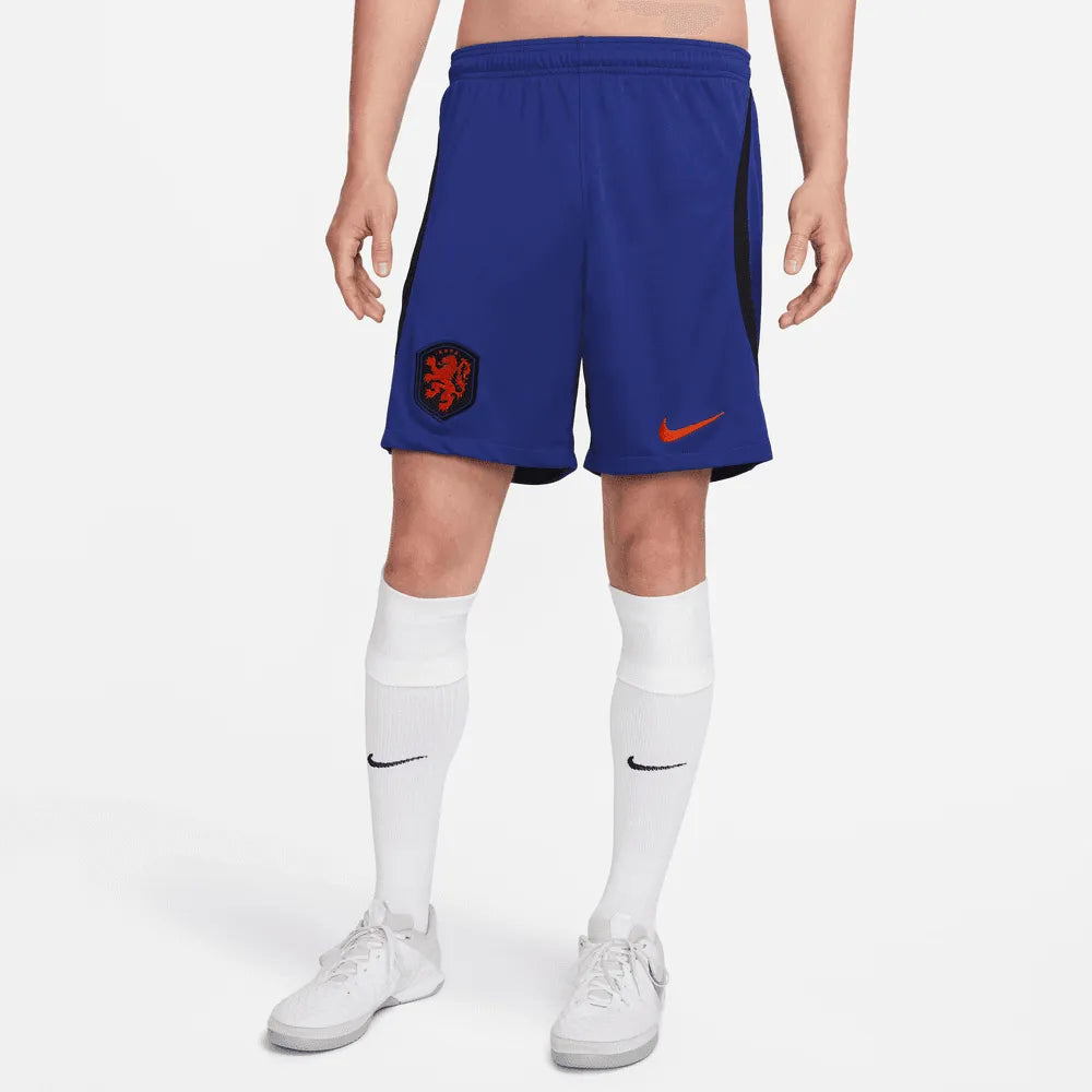 Nike 2022-23 Netherlands Away Stadium Shorts - Deep Royal-Black (Model - Front)