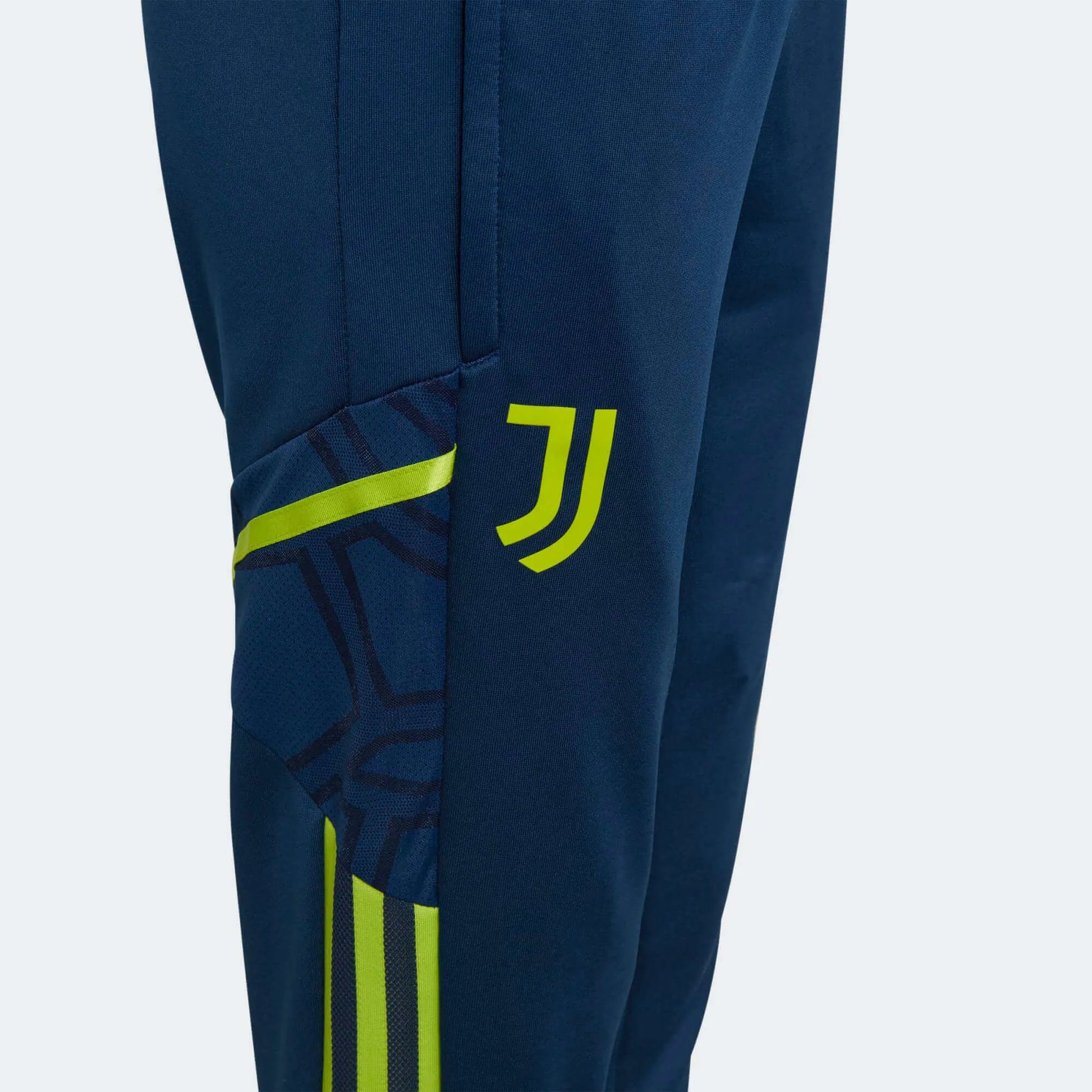 adidas 2022 Juventus Youth Training Pants - Mystery Blue (Detail 2)