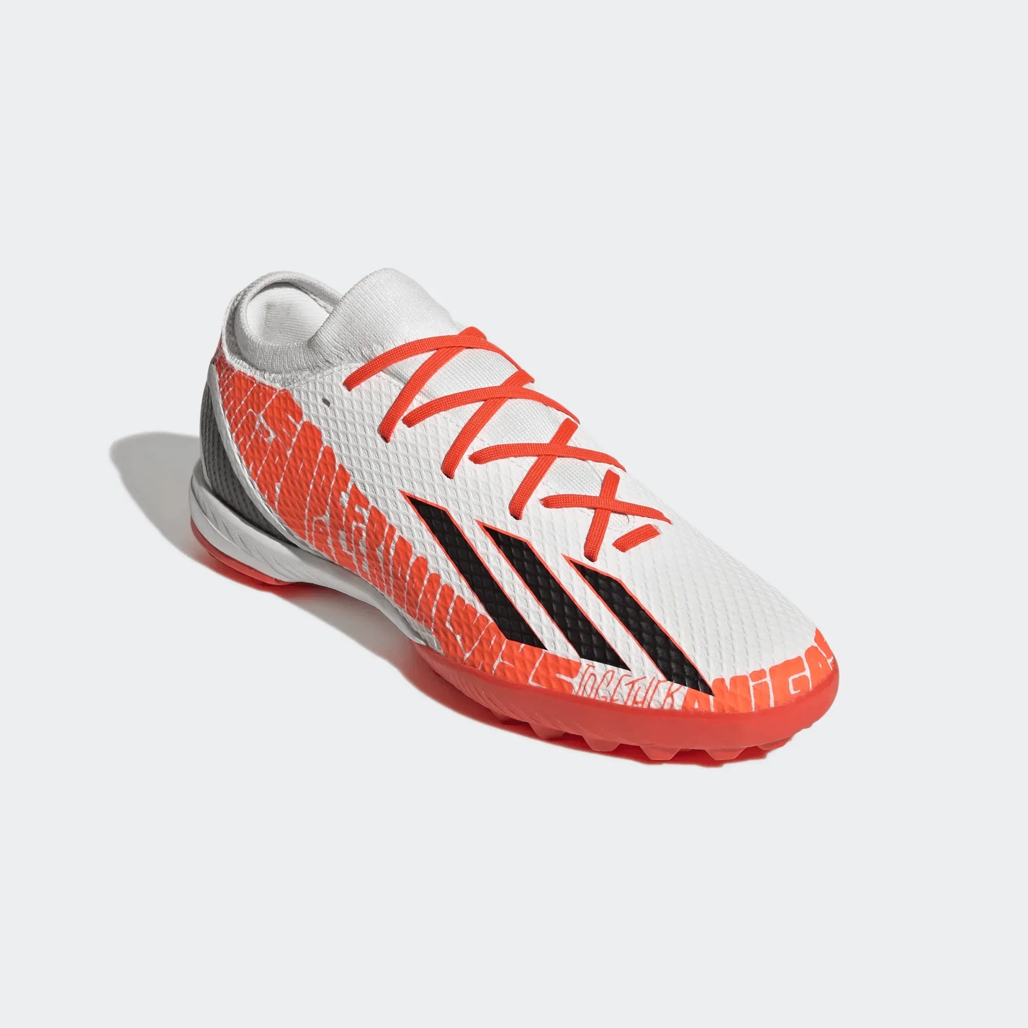 adidas X SpeedPortal Messi .3 Turf - White-Black-Solar Red (Diagonal 1)