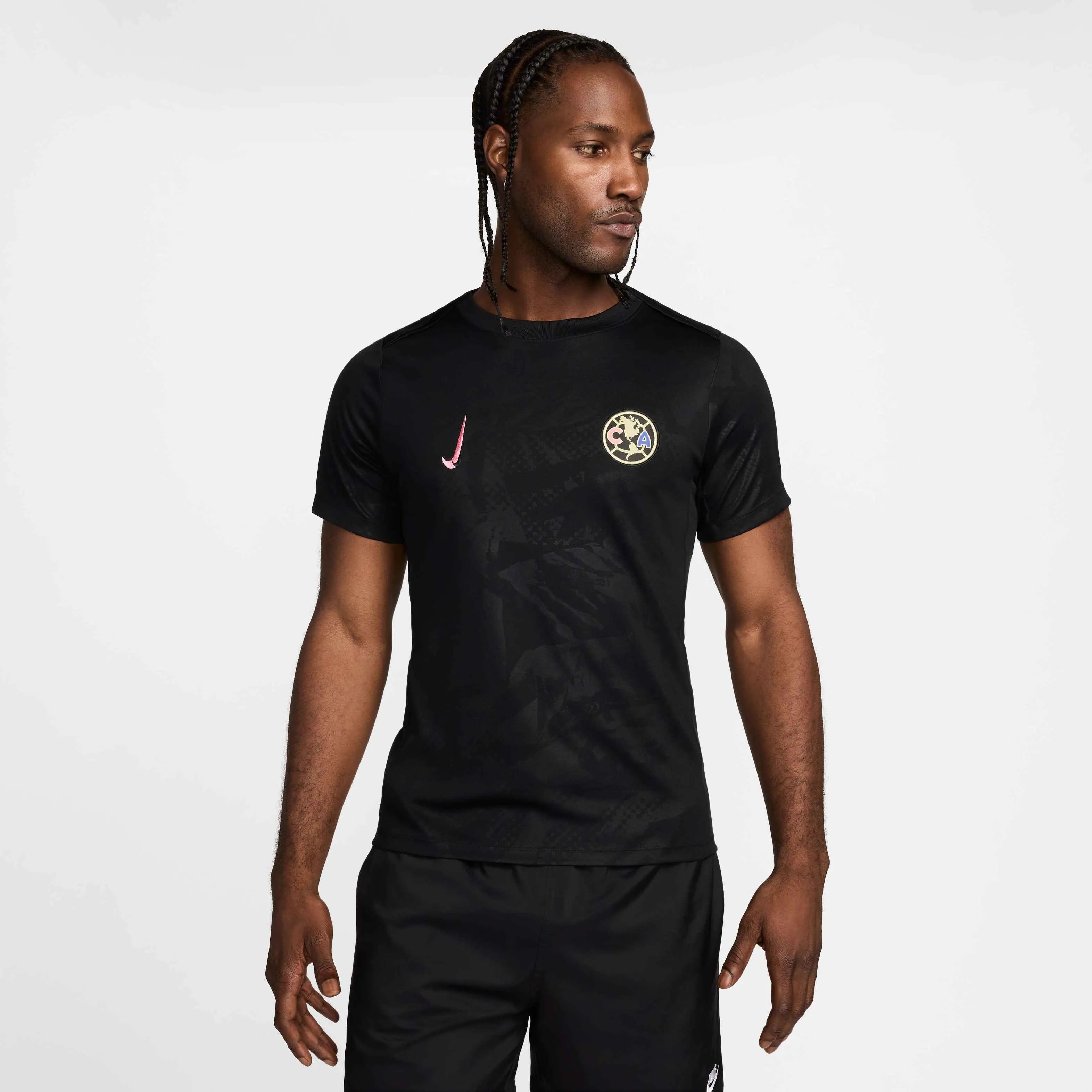Nike 2024-25 Club America Men's Academy Pro Third Top (Model - Front)