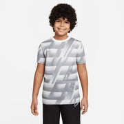 Nike FC 2022 Youth Libero Top SS - Grey-White (Model - Front)