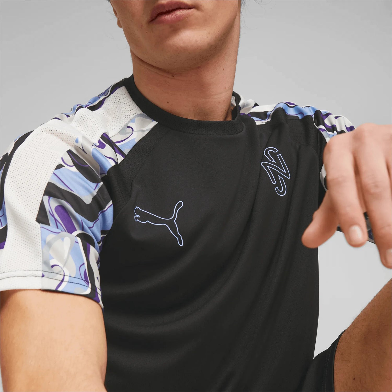 Puma Neymar Jr Creativity Soccer Jersey - Parisian Night-Ice Flow (Detail 2)