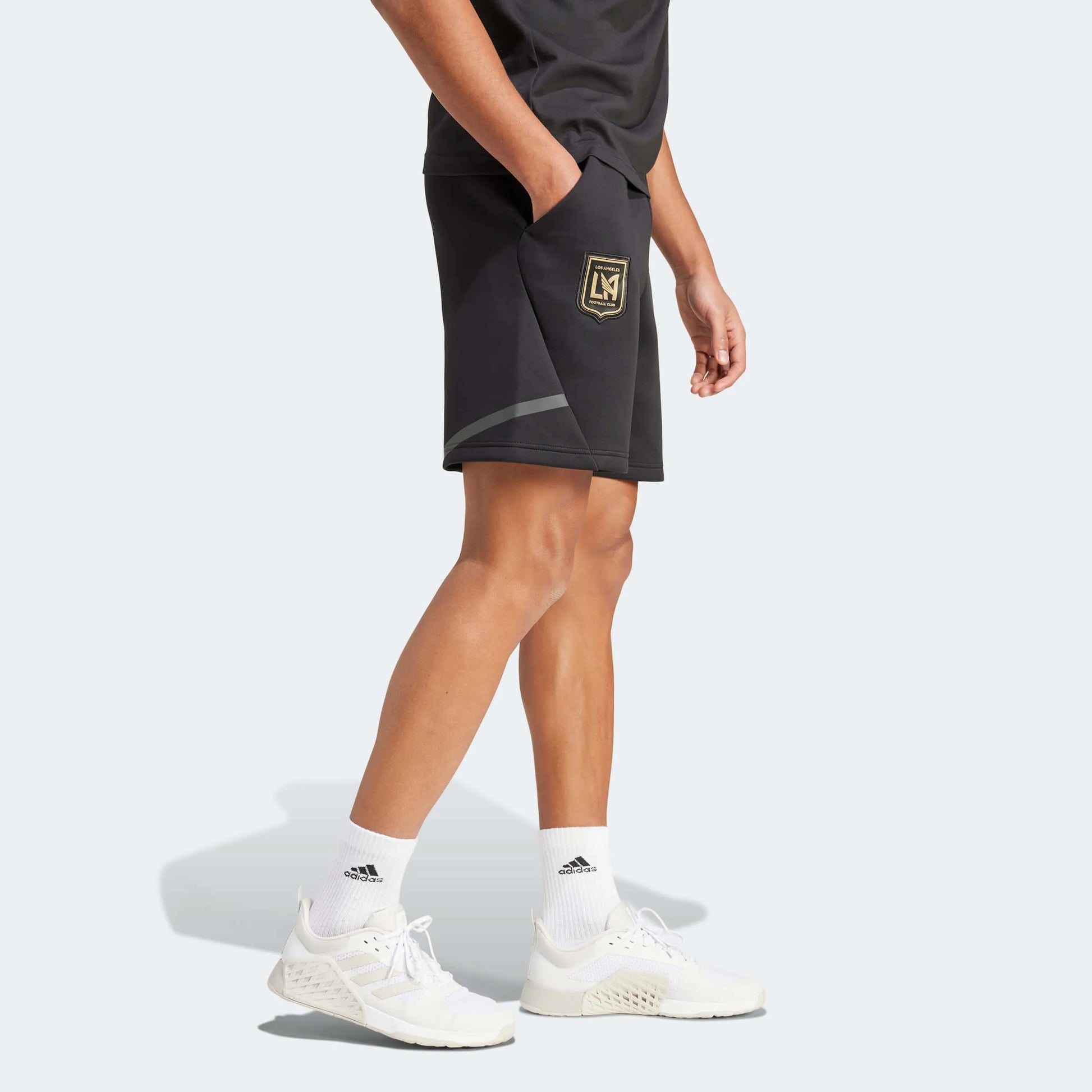 adidas 2024 LAFC Men's Travel Shorts (Model - Side)