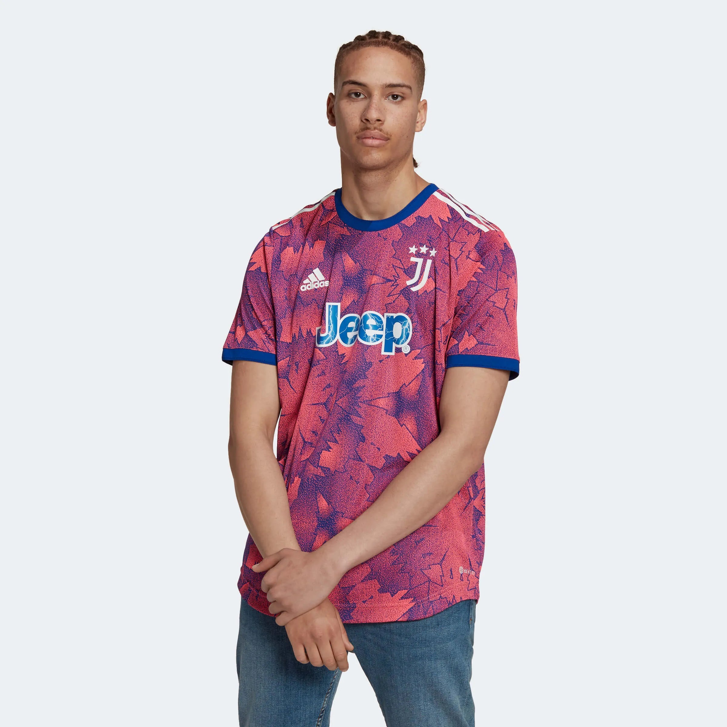 adidas 2022-23 Juventus Third Authentic Jersey (Model - Front)