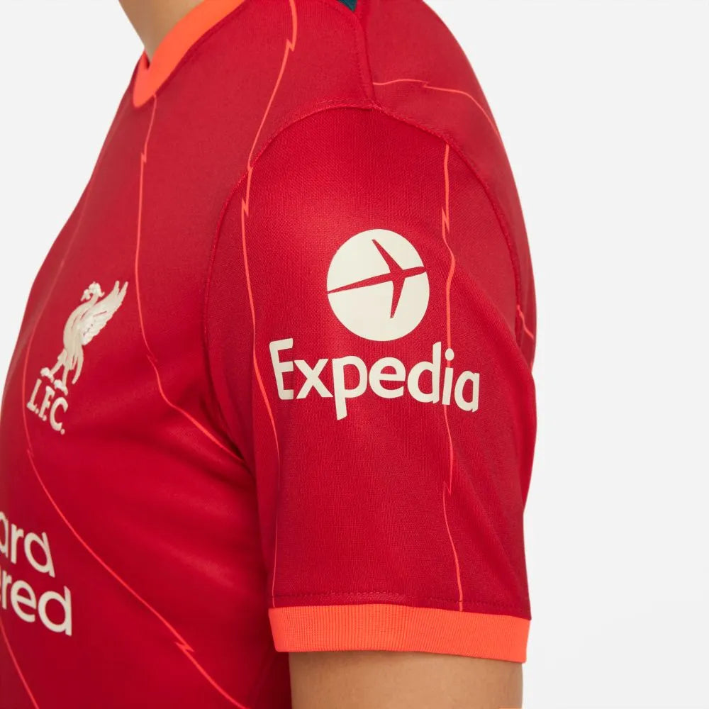 Nike 2021-22 Liverpool Women Home Jersey - Gym Red (Detail 3) 