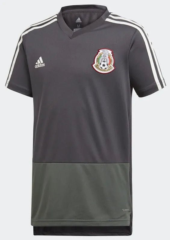 adidas 2018 Mexico Youth Training Jersey - Grey