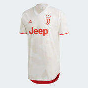 adidas 2019-20 Juventus Authentic Away Jersey - Grey-Red