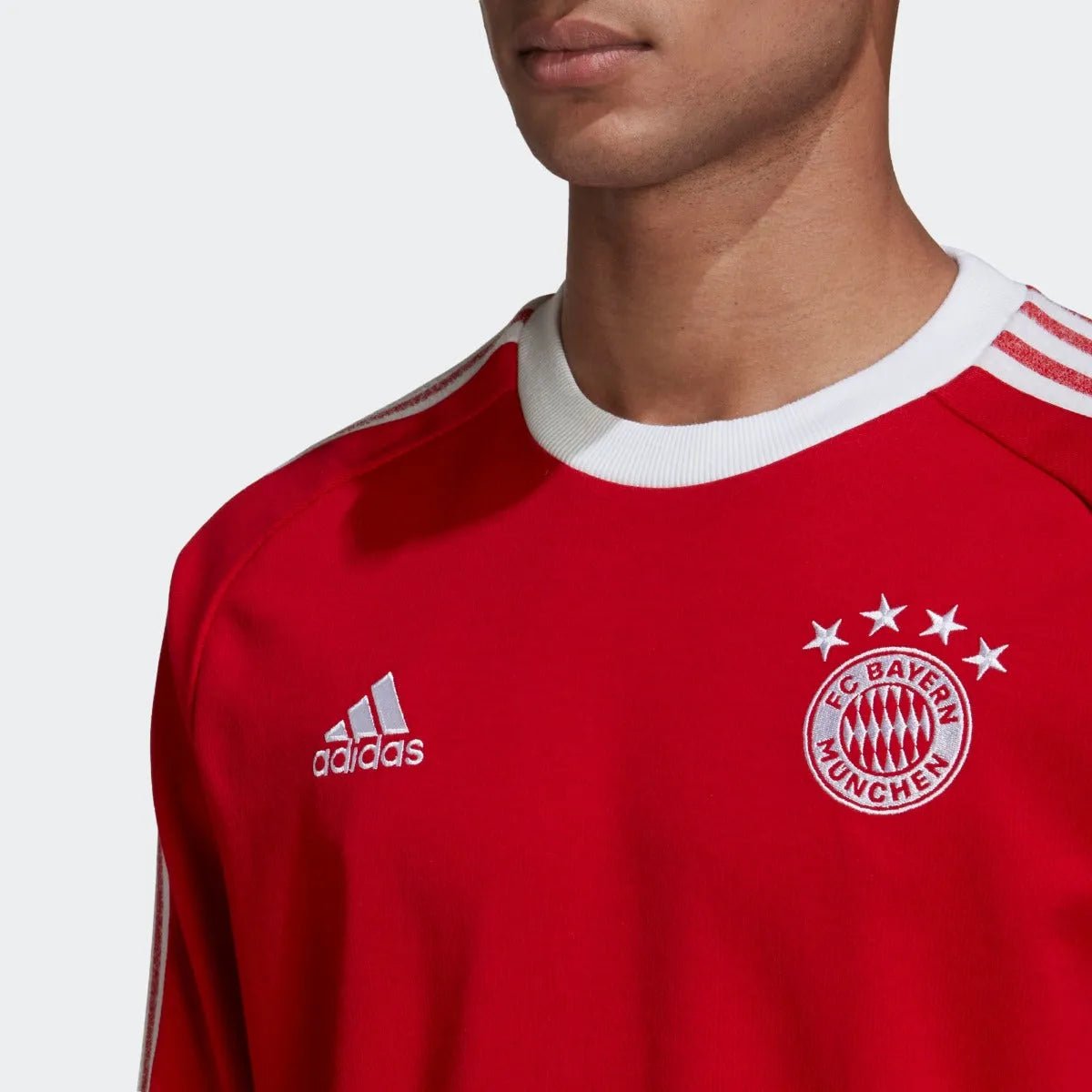 Adidas 2020-21 Bayern Munich Icons Tee - Red-White