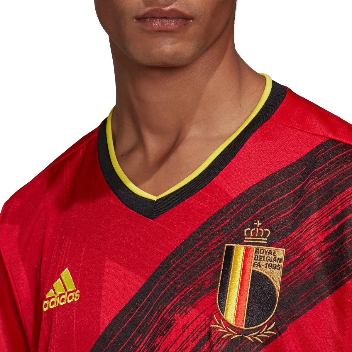 adidas 2020-21 Belgium Home Jersey - Red-Black