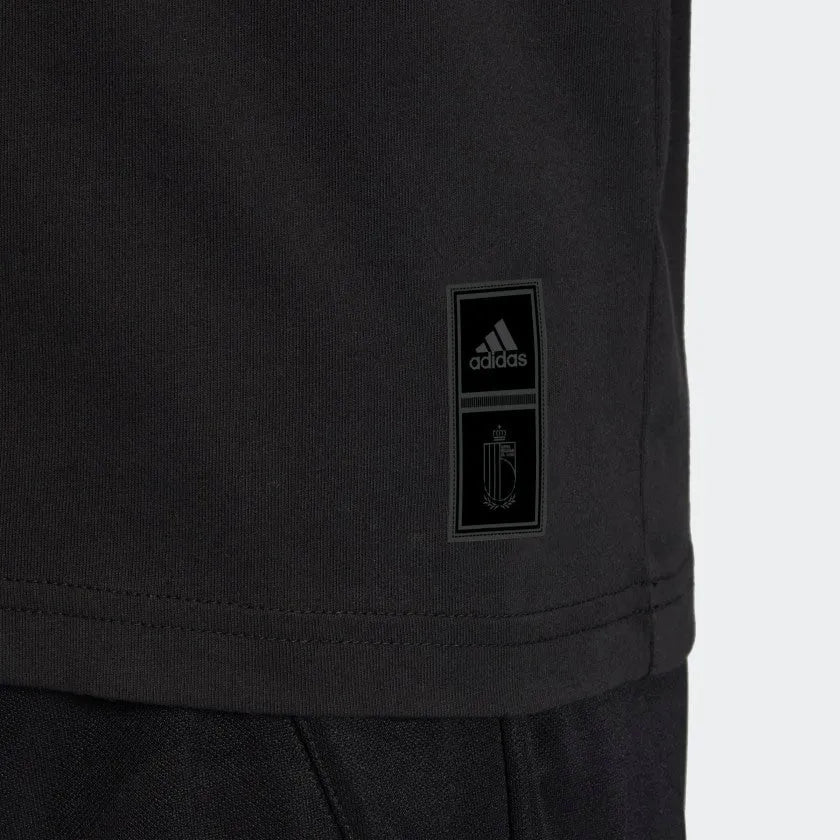 adidas 2020-21 Belgium Street Graphic Tee - Black