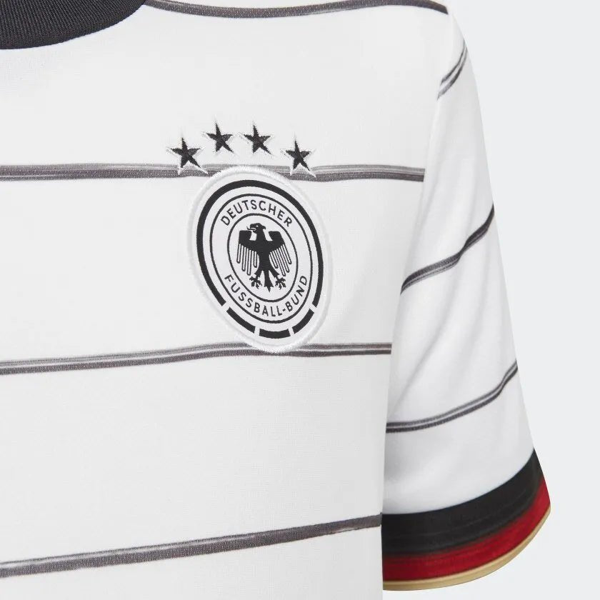 adidas 2020-21 Germany Home YOUTH Jersey - White-Black