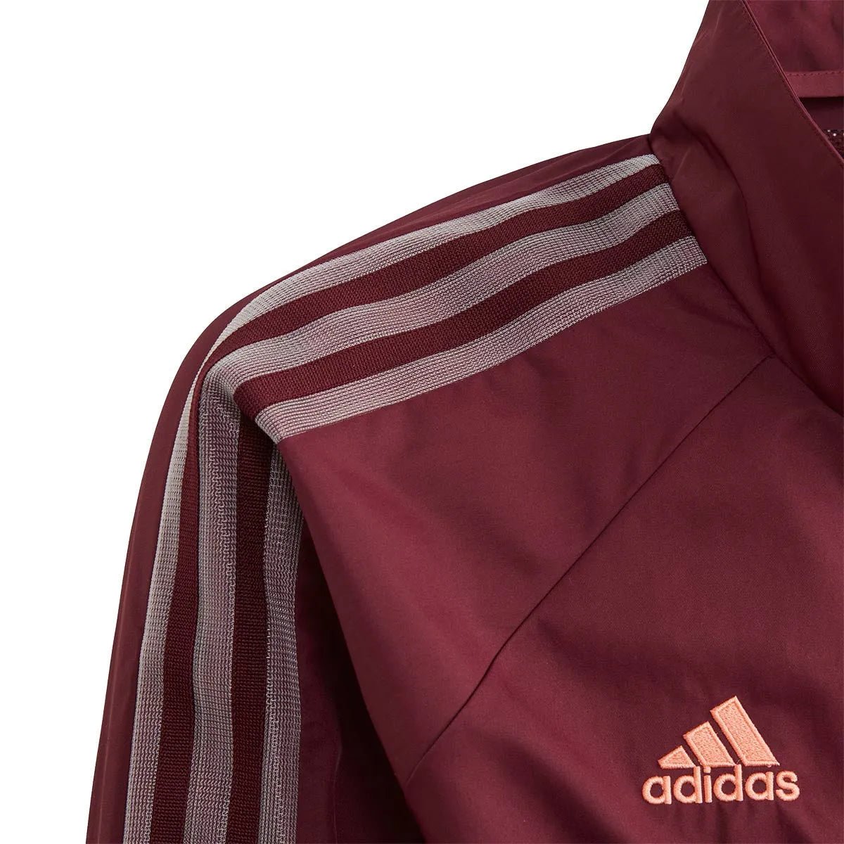 Adidas 2020-21 Manchester United Youth Anthem Jacket - Maroon
