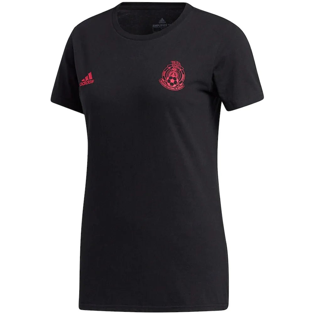 Adidas 2020-21 Mexico Women Amplifier Tee - Black-Pink