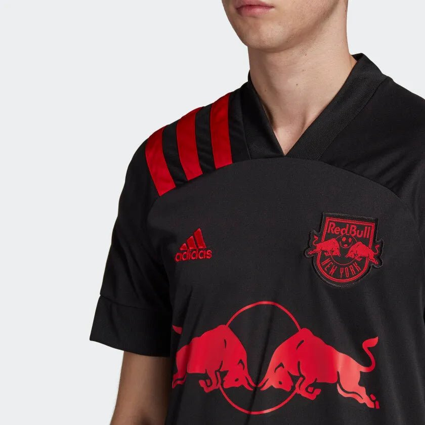 adidas 2020-21 New York Red Bulls Away Jersey - Black-Red