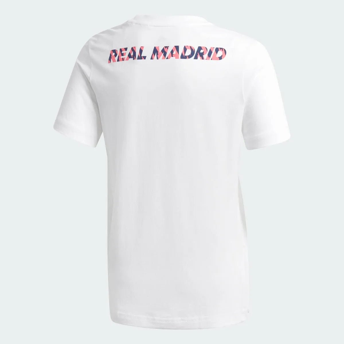 Adidas 2020-21 Real Madrid Youth Graphic Tee - White-Navy
