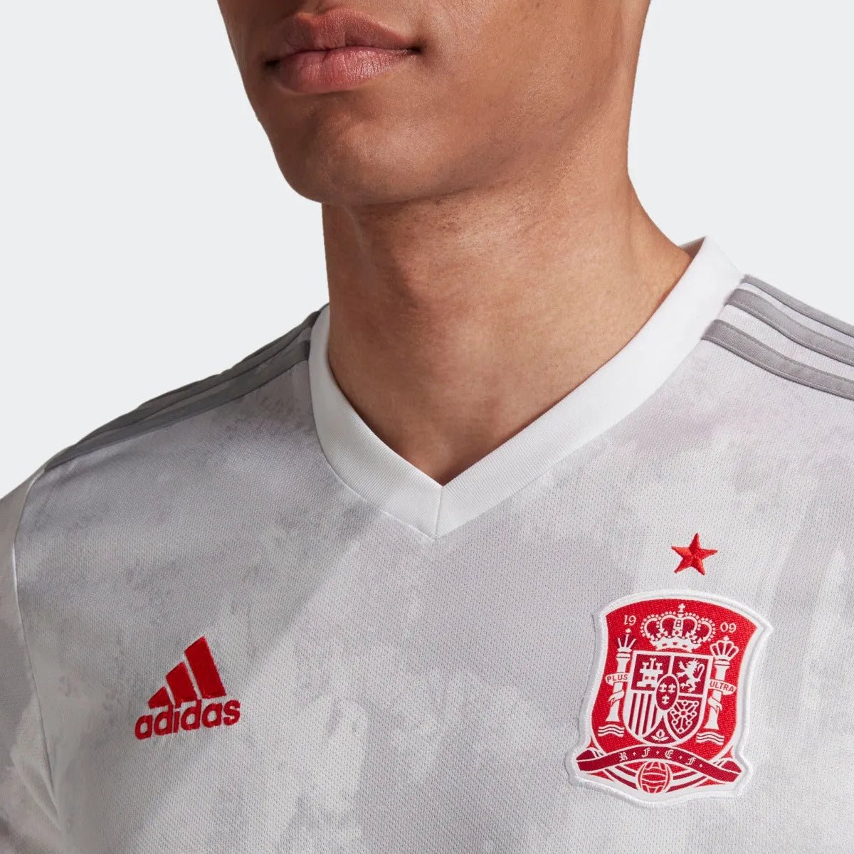adidas 2020-21 Spain Away Jersey - White-Red