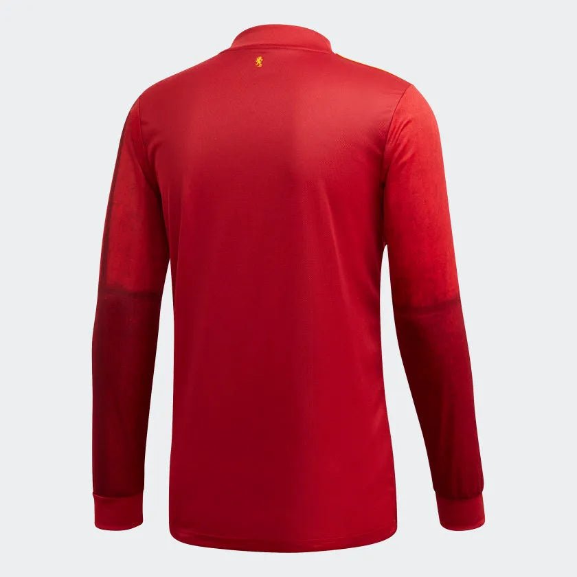 adidas 2020-21 Spain Home Long-Sleeve Jersey - Red-Yellow