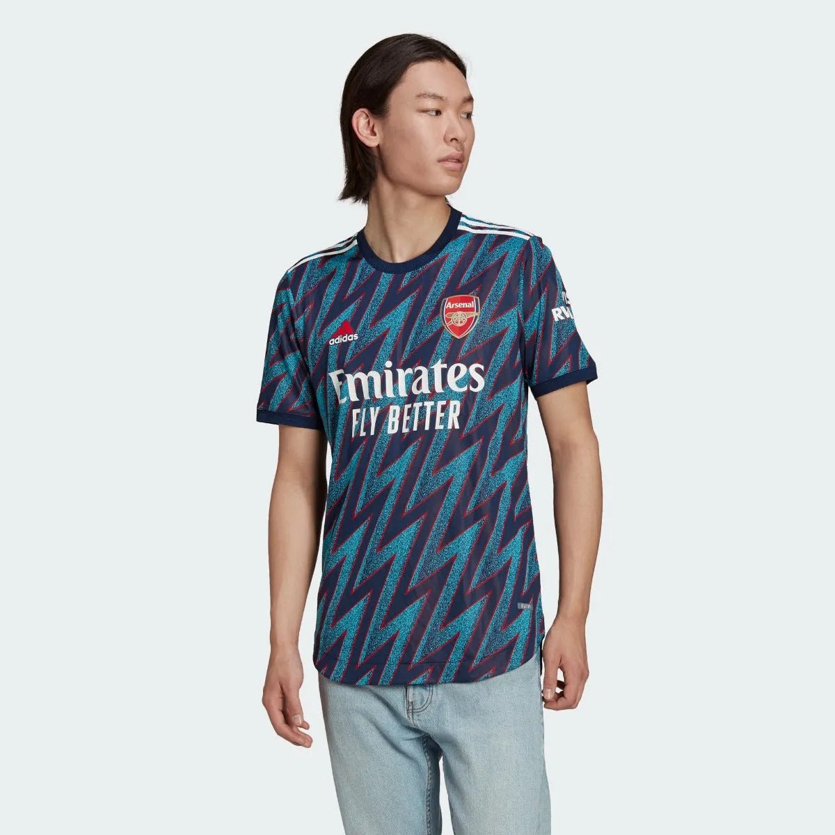 Adidas 2021-22 Arsenal Authentic Third Jersey - Mystery Blue