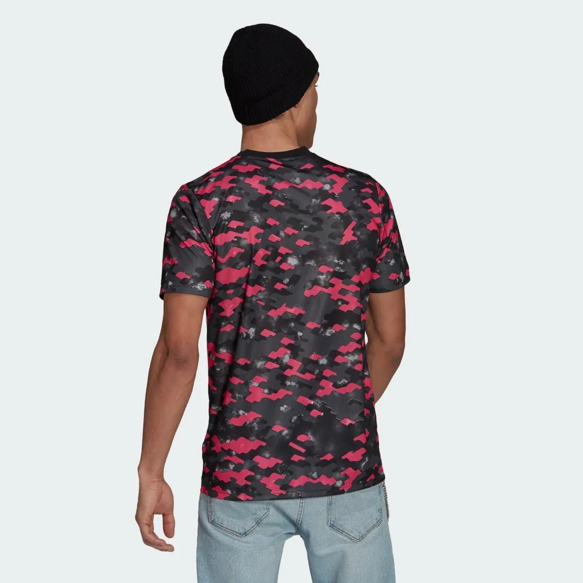 Adidas 2021-22 Arsenal Pre-Match Jersey - Black-Pink
