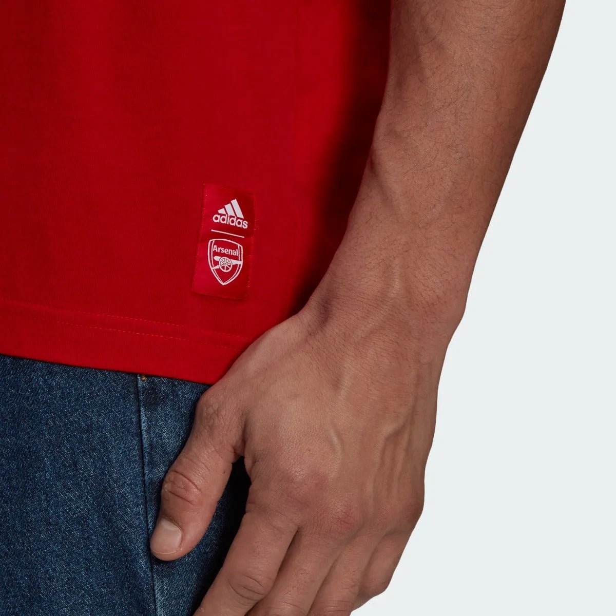 Adidas 2021-22 Arsenal Tee - Scarlet-White