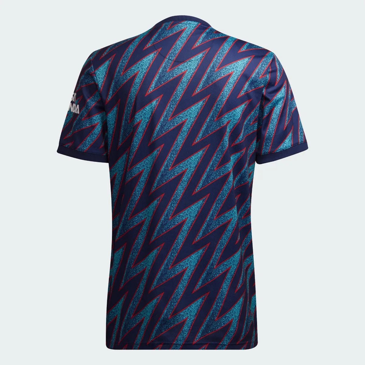Adidas 2021-22 Arsenal Third Jersey - Mystery Blue (Back)