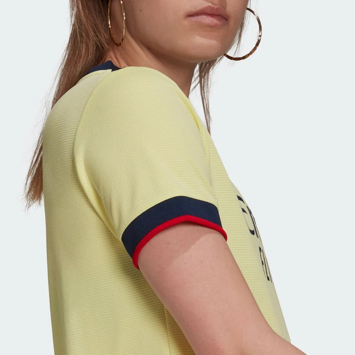 Adidas 2021-22 Arsenal Women Away Jersey - Pearl Citrine